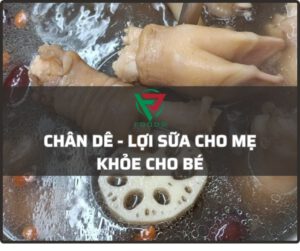 chân dê hầm thuốc bắc